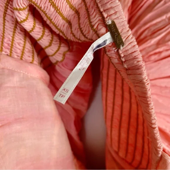 Free People Sahara Salmon Pink Mini Dress - Picture 8 of 10